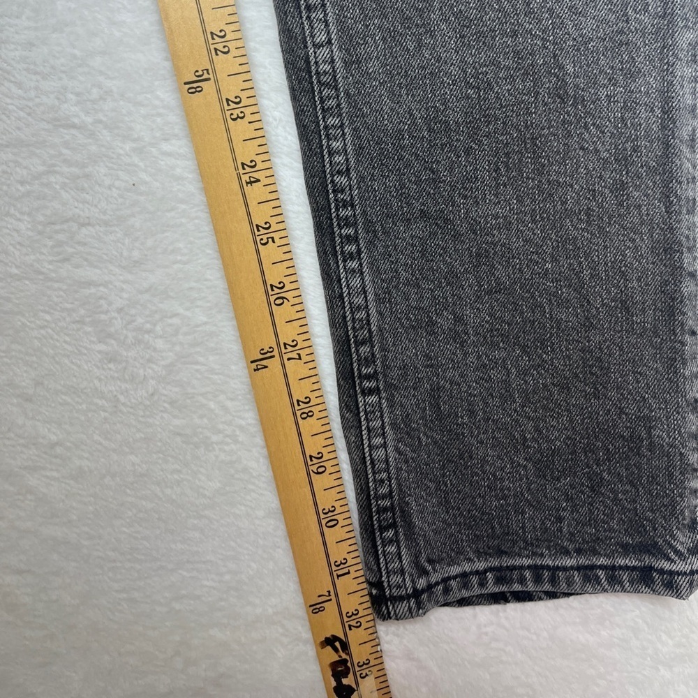 John Varvatos Men’s Sz 32 Gray Distressed Jeans Rocker Edgy Straight Leg Skull - Picture 9 of 11